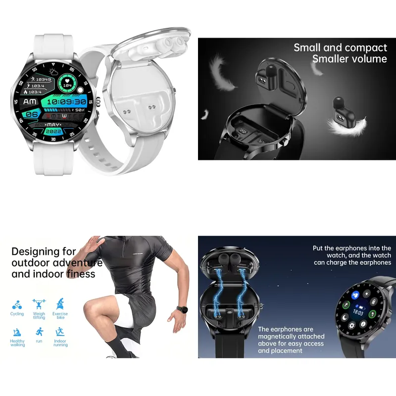 Smartwatches - สมาร์ทวอทช์ OEM Amoled 1.43 นิ้ว พร้อมหูฟังไร้สายบลูทูธ