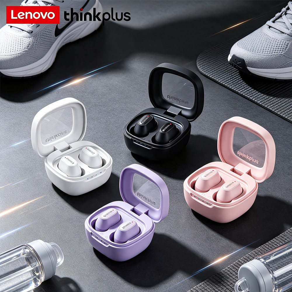 Tws Earbuds Bluetooth 5.3 - หูฟังไร้สาย Lenovo XT62 Stylish Transparent Capsule