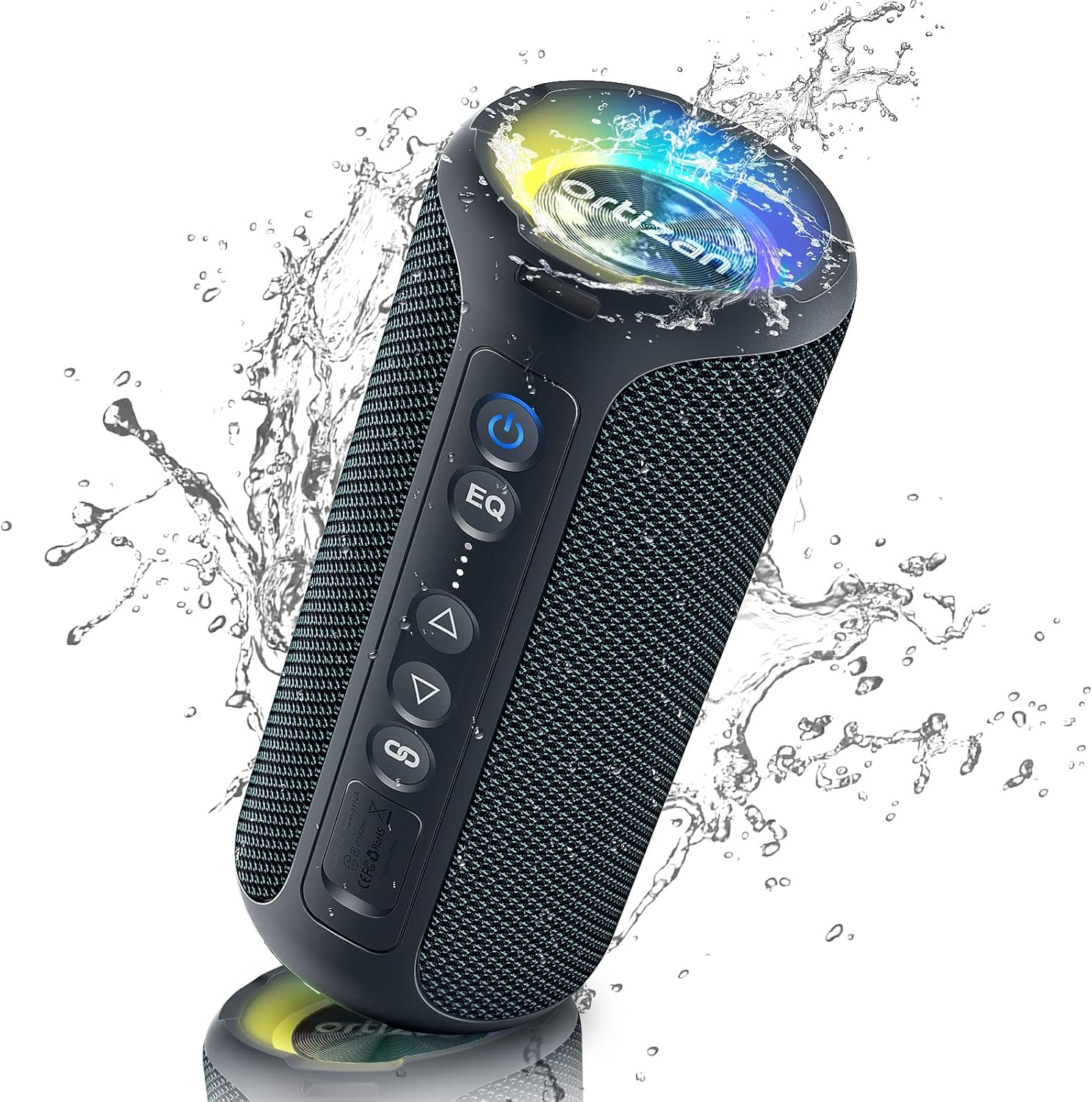 Portable Bluetooth Speaker Waterproof Ipx7 - Ortizan ลําโพงบลูทูธ 40W เสียงลําโพงสเตอริโอไร้สายแบบพกพา IPX7 กันน้ํา