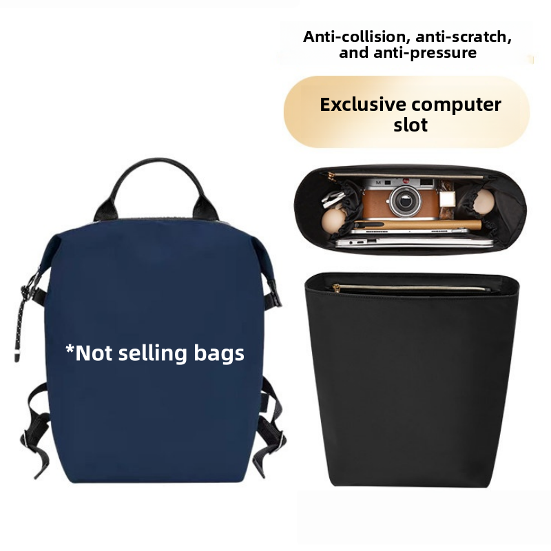 Laptops - แผ่นรองจัดระเบียบกระเป๋าสำหรับใส่ในกระเป๋าเป้ Longchamp Energy ทำจากไนลอน ช่วยจัดระเบียบกระเป๋าใส่แล็ปท็อป รองรับการจัดเก็บภายใน