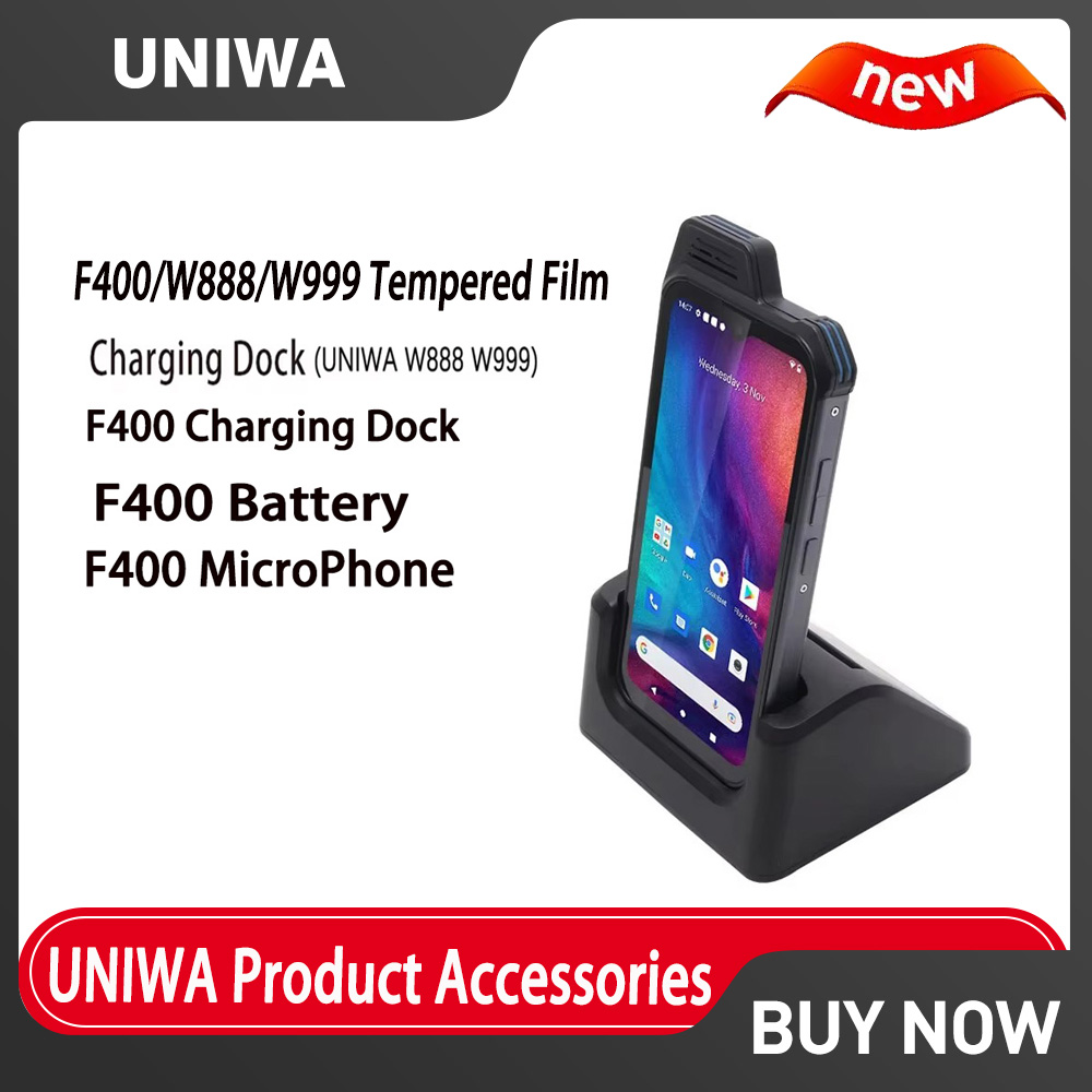 Cameras - UNIWA W999 W888 ฟิล์มกันรอยแบบเทมเปอร์ แท่นชาร์จ ป้องกันการระเบิด