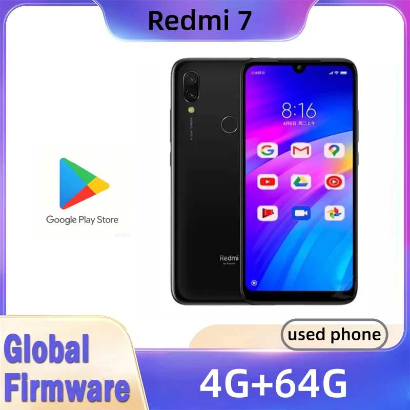 Cameras - โทรศัพท์มือถือ Xiaomi Redmi 7 พร้อมเคสโทรศัพท์, โทรศัพท์มือถือแบบ