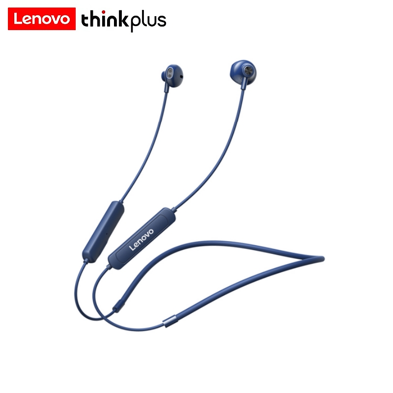 Magnetic Neckband Sports Earphones - เดิม Lenovo SH1 หูฟังบลูทูธไร้สายชิปคุณภาพเสียงไฮไฟ IPX5 กันน้ํากีฬาชุดหูฟังแม่เหล็กหูฟังแบบคล้องคอ