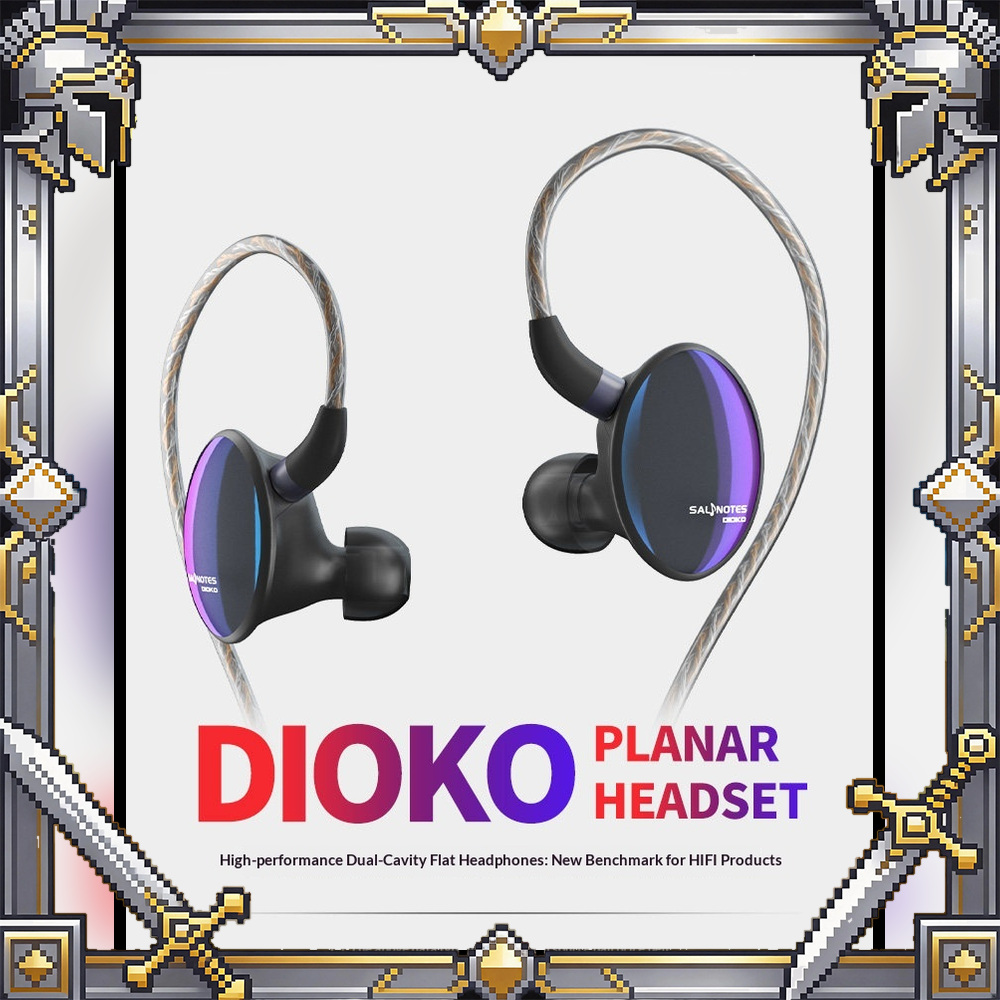 Planar Magnetic Iem Earphones - 7Hz x Crinacle Dioko หูฟังอินเอียร์แบบแม่เหล็กแบน ไดรเวอร์