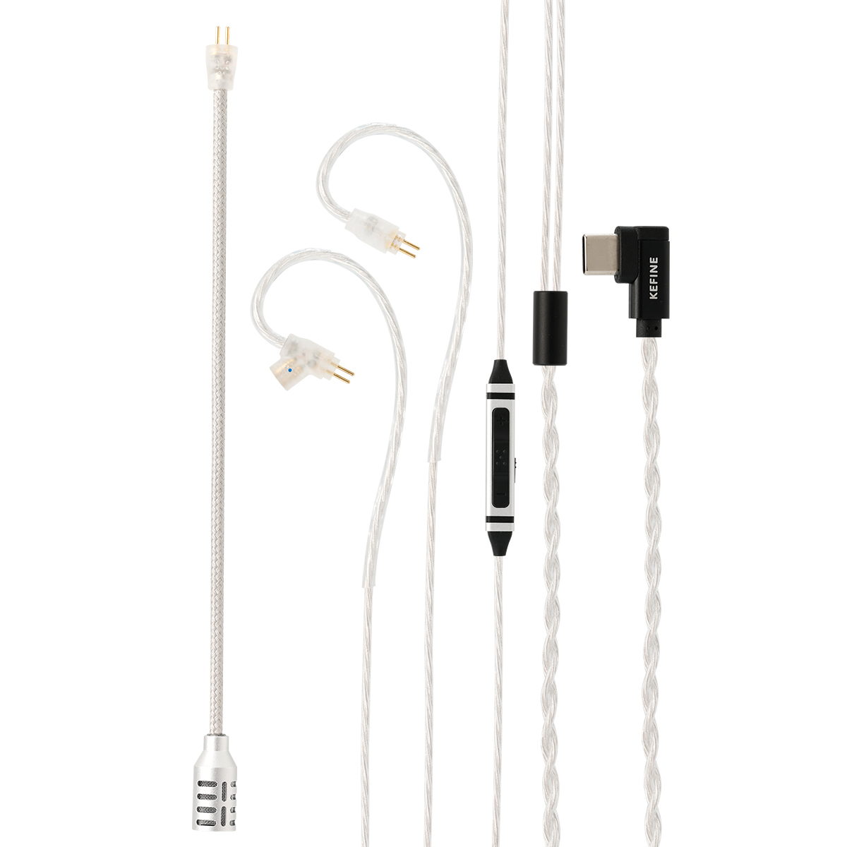 Type C Wired Earphones With Mic - เคฟีนสายเคเบิลสำหรับเล่นเกมสำหรับหูฟังแบบมีสายไฮไฟประเภท C USB + ไมโครโฟน +