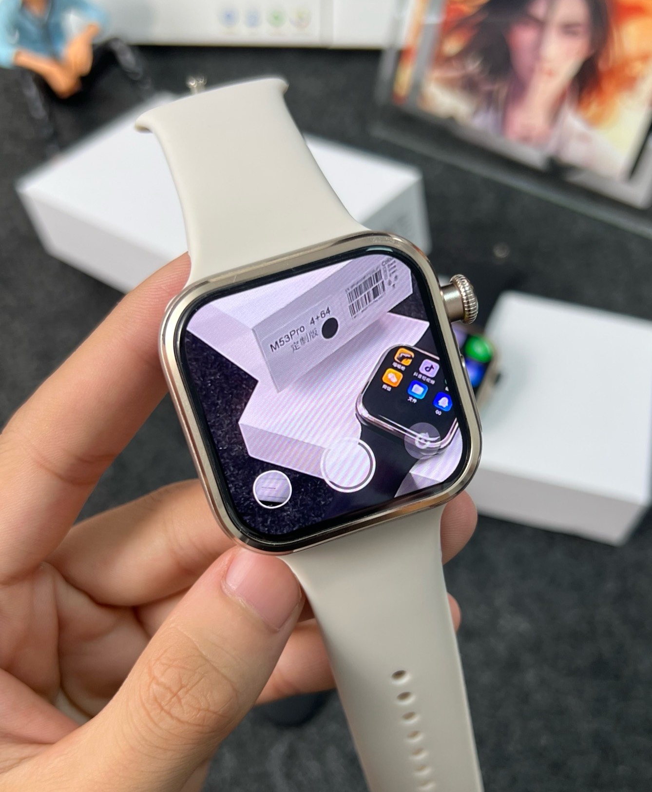 สมาร์ทวอทช์หน้าจอกว้างรุ่น M53 - Smartwatches บทวิจารณ์และราคา