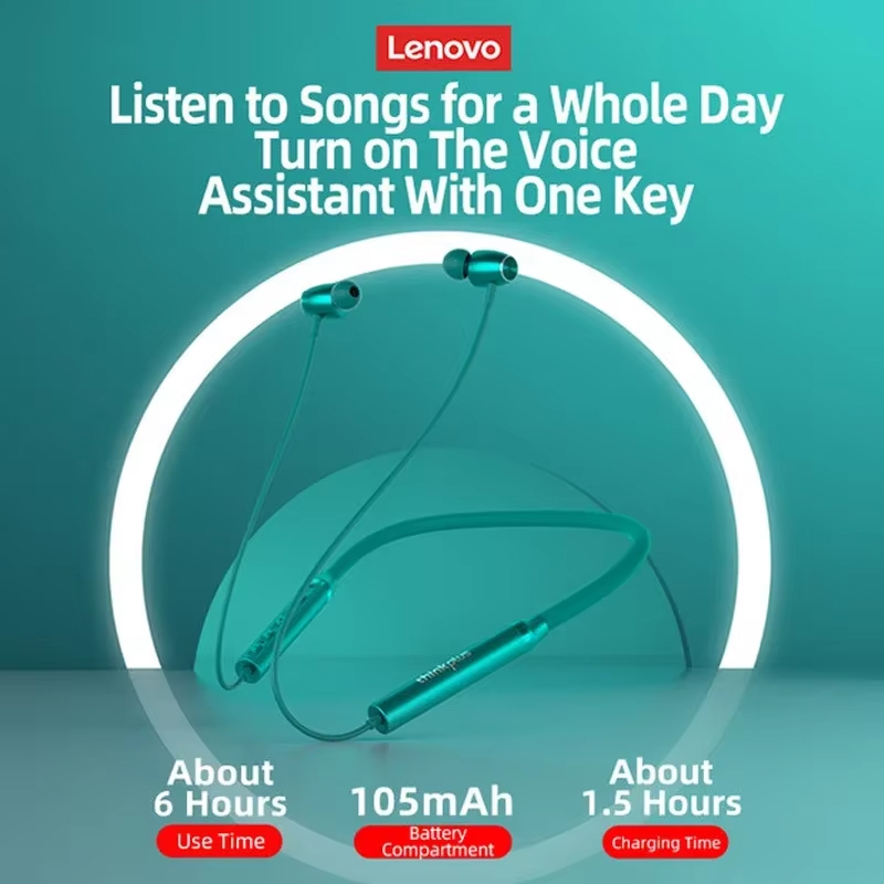 ใหม่เลอโนโว HE05X HE05 โปรหูฟั - Magnetic Neckband Sports Earphones บทวิจารณ์และราคา