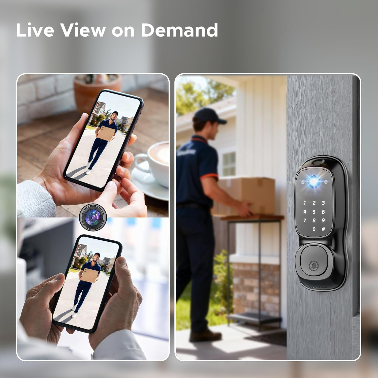 กุญแจล็อคประตูอัจฉริยะ Tuya Wi - Cameras บทวิจารณ์และราคา