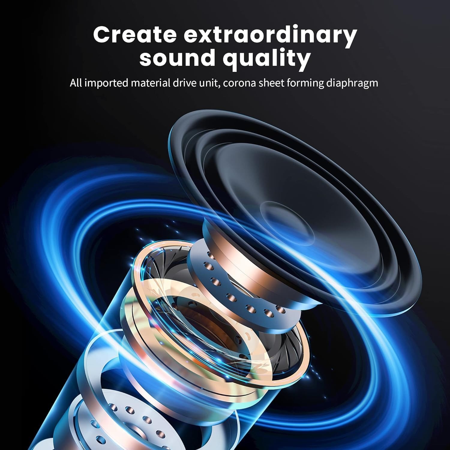 9D เสียงรอบทิศทางหูฟังไร้สายบล - Anc Wireless Over Ear Headphones บทวิจารณ์และราคา