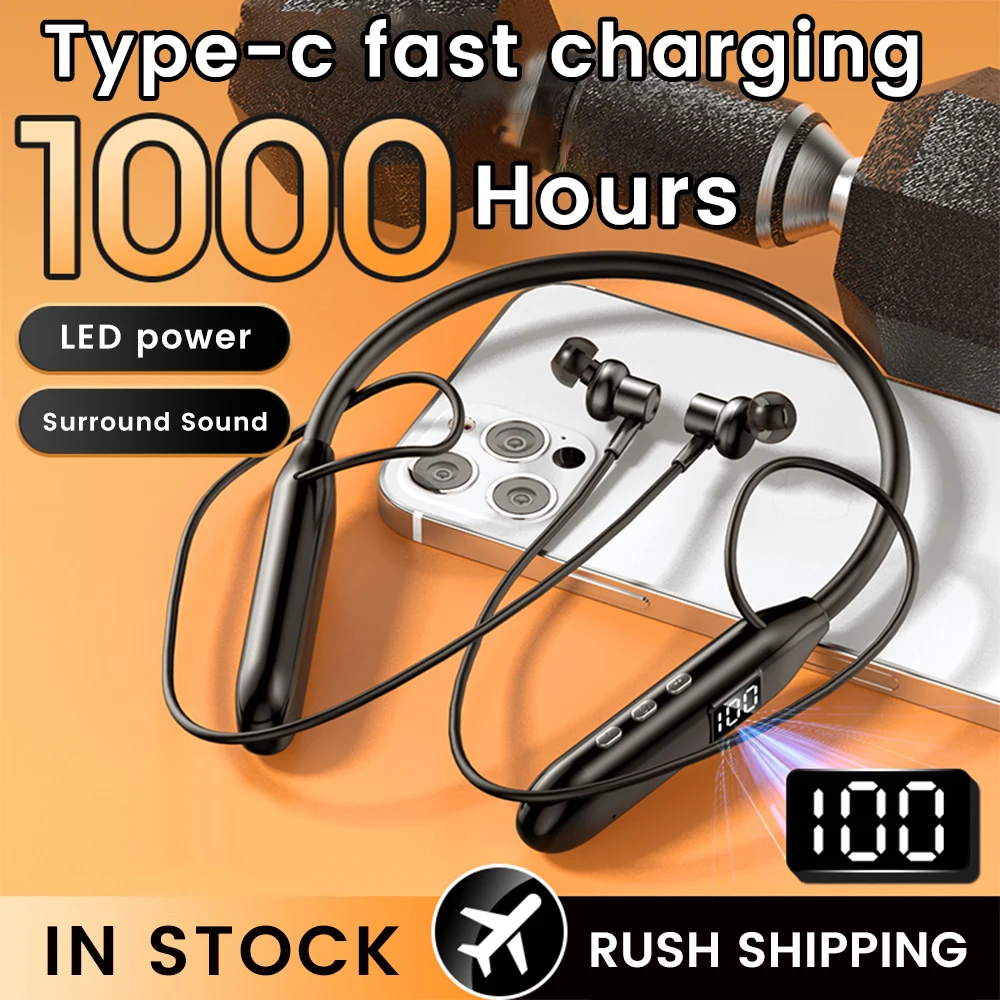 Olaf หูฟังไร้สาย Bluetooth5.3  - Magnetic Neckband Sports Earphones บทวิจารณ์และราคา
