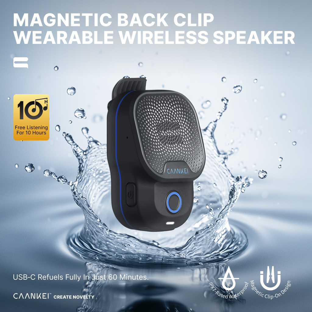 ลำโพงบลูทูธแบบสวมใส่ได้ IPX7 ล - Portable Bluetooth Speaker Waterproof Ipx7 บทวิจารณ์และราคา