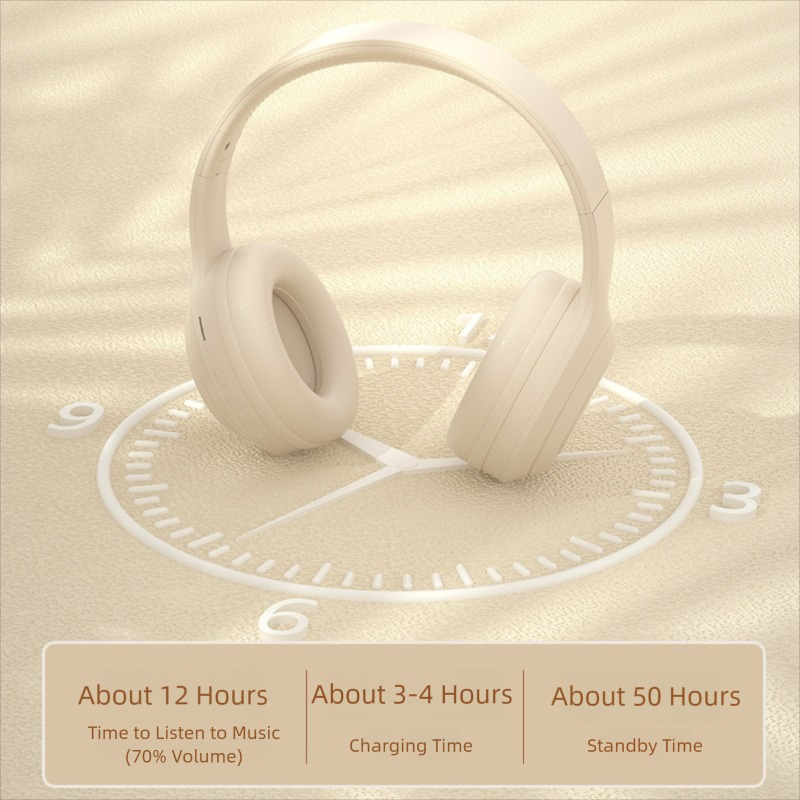 หูฟังสเตอริโอแบบครอบหู HIFI ไร - Anc Wireless Over Ear Headphones บทวิจารณ์และราคา