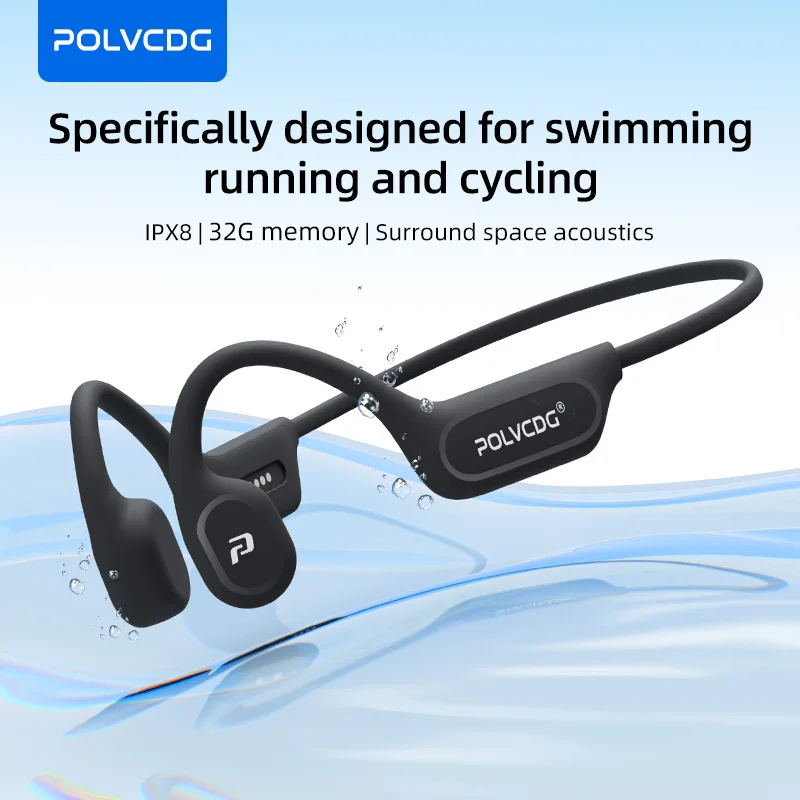 POLVCDG X9 หูฟังแบบนำเสียงผ่าน - Bone Conduction Running Headphones บทวิจารณ์และราคา