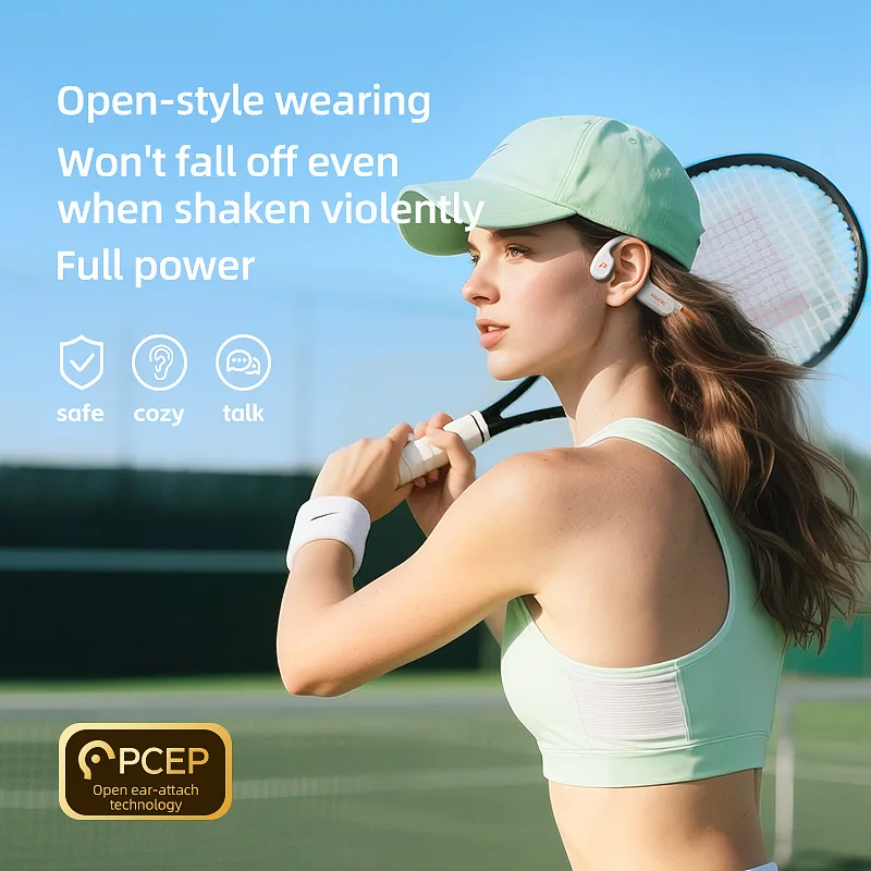 POLVCDG X9 หูฟังแบบนำเสียงผ่าน - Bone Conduction Running Headphones บทวิจารณ์และราคา
