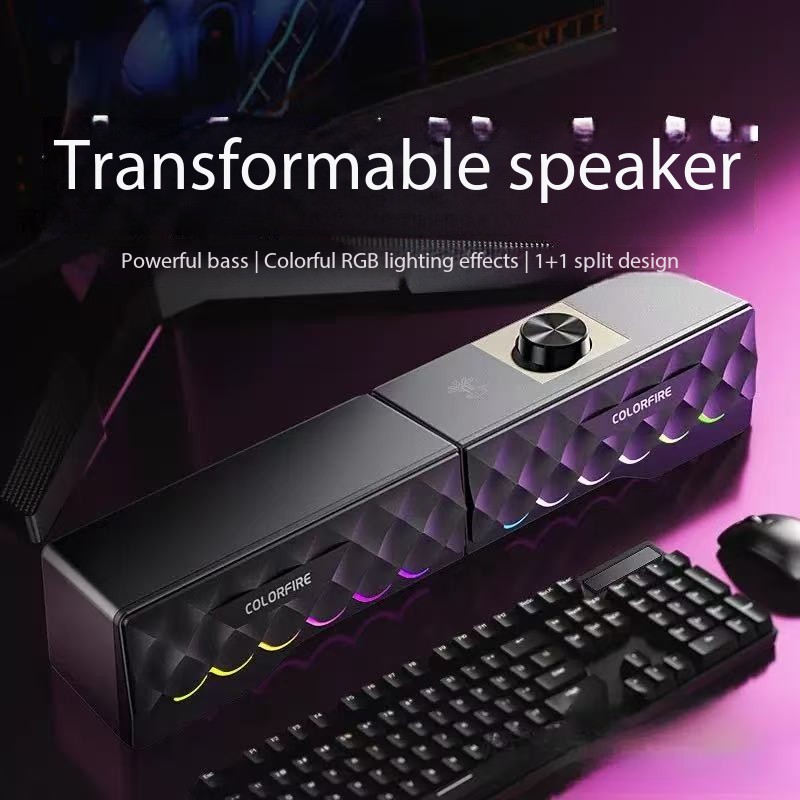 ลำโพงคอมพิวเตอร์แบบมีสาย คุณภา - Rgb Computer Soundbar For Pc บทวิจารณ์และราคา