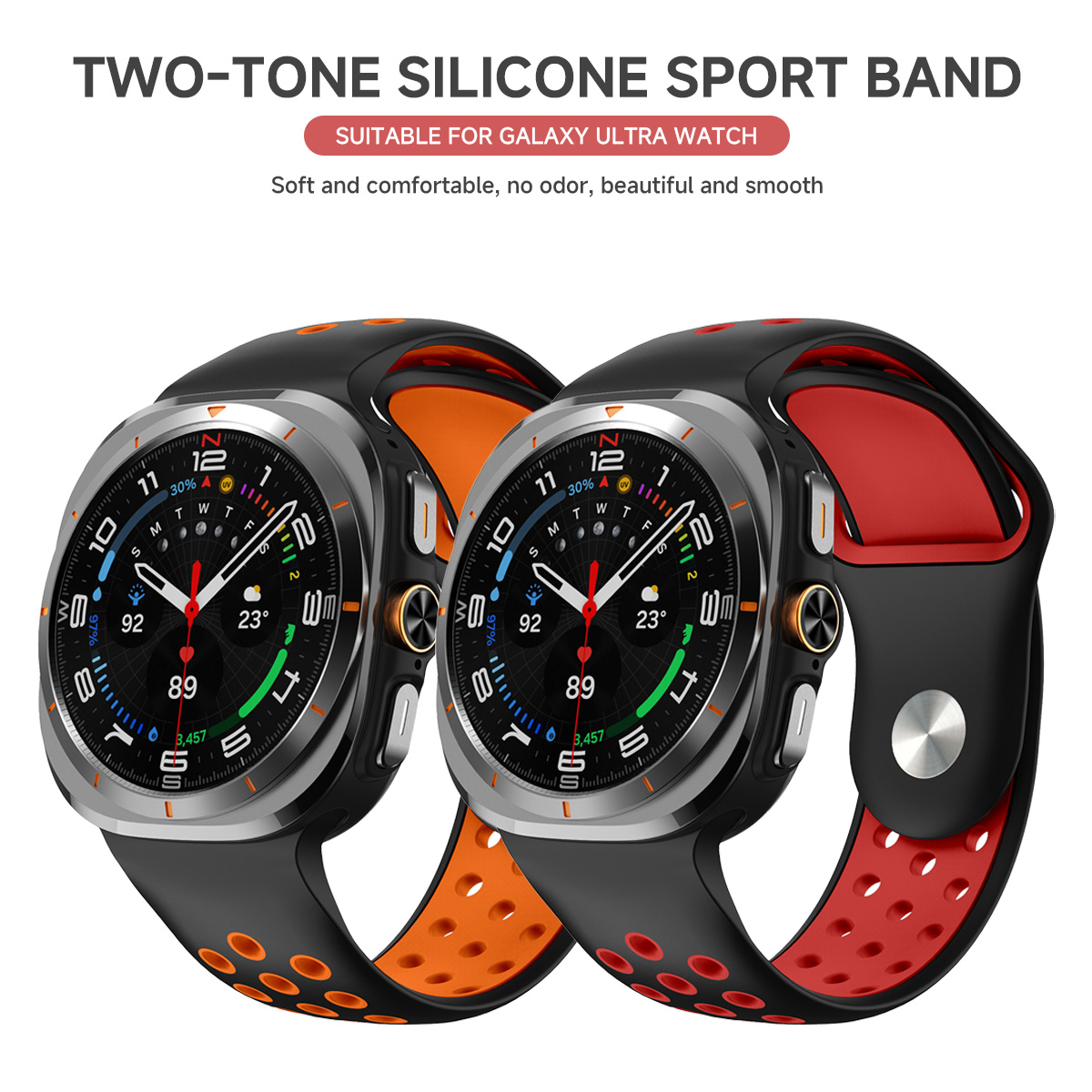 สายซิลิโคนสำหรับ Samsung Galax - Smartwatches บทวิจารณ์และราคา