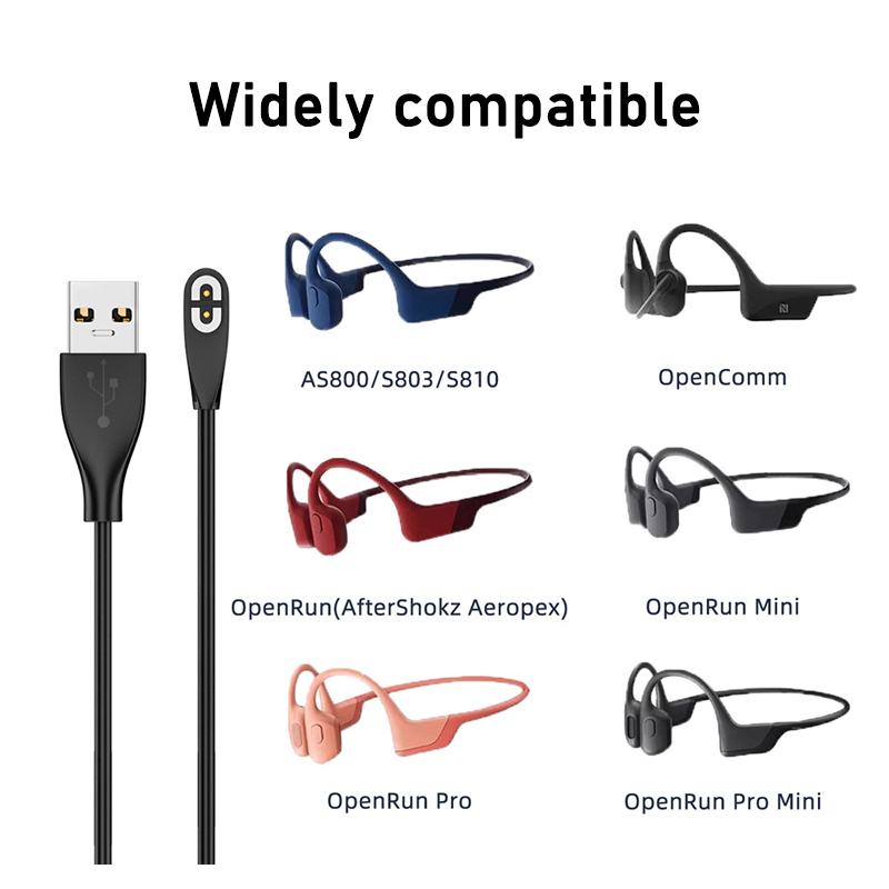 หูฟัง USB/ประเภท-C สายชาร์จเร็ - Bone Conduction Running Headphones บทวิจารณ์และราคา