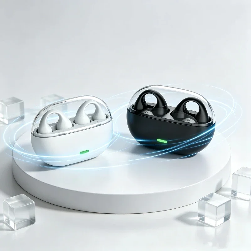 หูฟังบลูทูธ 5.3 ไร้สาย แบบคล้อ - Open Ear Air Conduction Headphones บทวิจารณ์และราคา