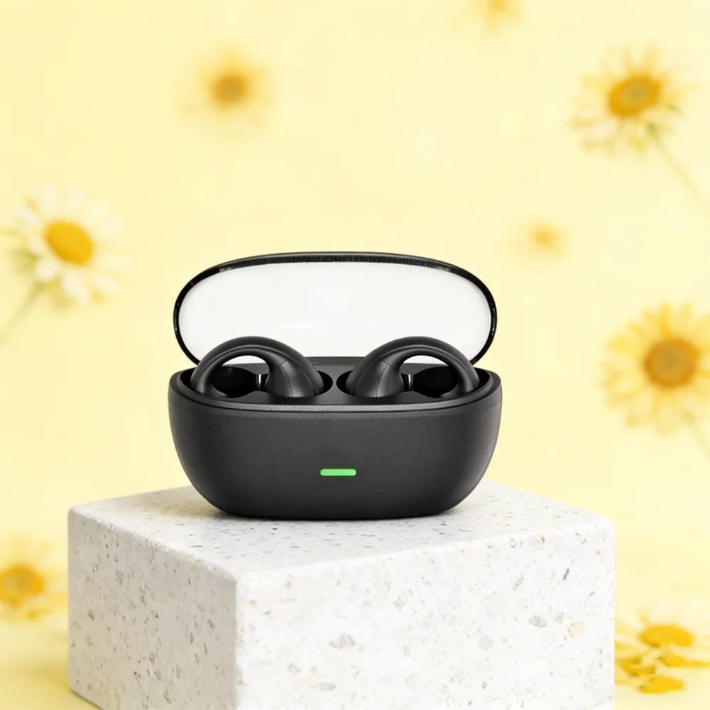 หูฟังบลูทูธ 5.3 ไร้สาย แบบคล้อ - Open Ear Air Conduction Headphones บทวิจารณ์และราคา
