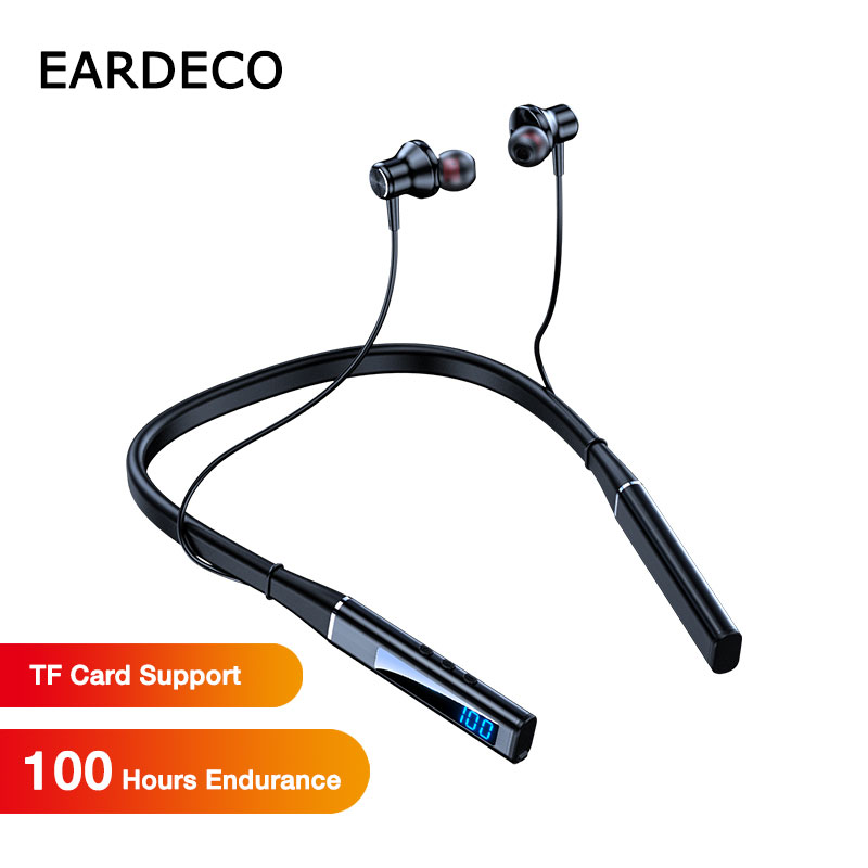 Eardeco หูฟังบลูทูธดั้งเดิมหูฟ - Magnetic Neckband Sports Earphones บทวิจารณ์และราคา