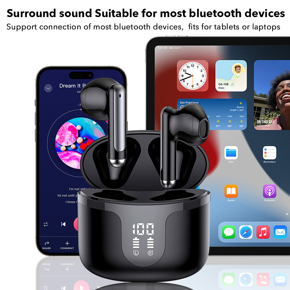 Mpow S47 Trueไร้สายบลูทูธV5.3  - Tws Earbuds Bluetooth 5.3 บทวิจารณ์และราคา