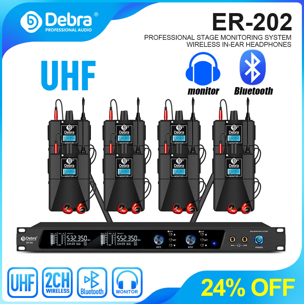 ระบบมอนิเตอร์แบบพกพาในหูไร้สาย - In Ear Monitors For Singers บทวิจารณ์และราคา