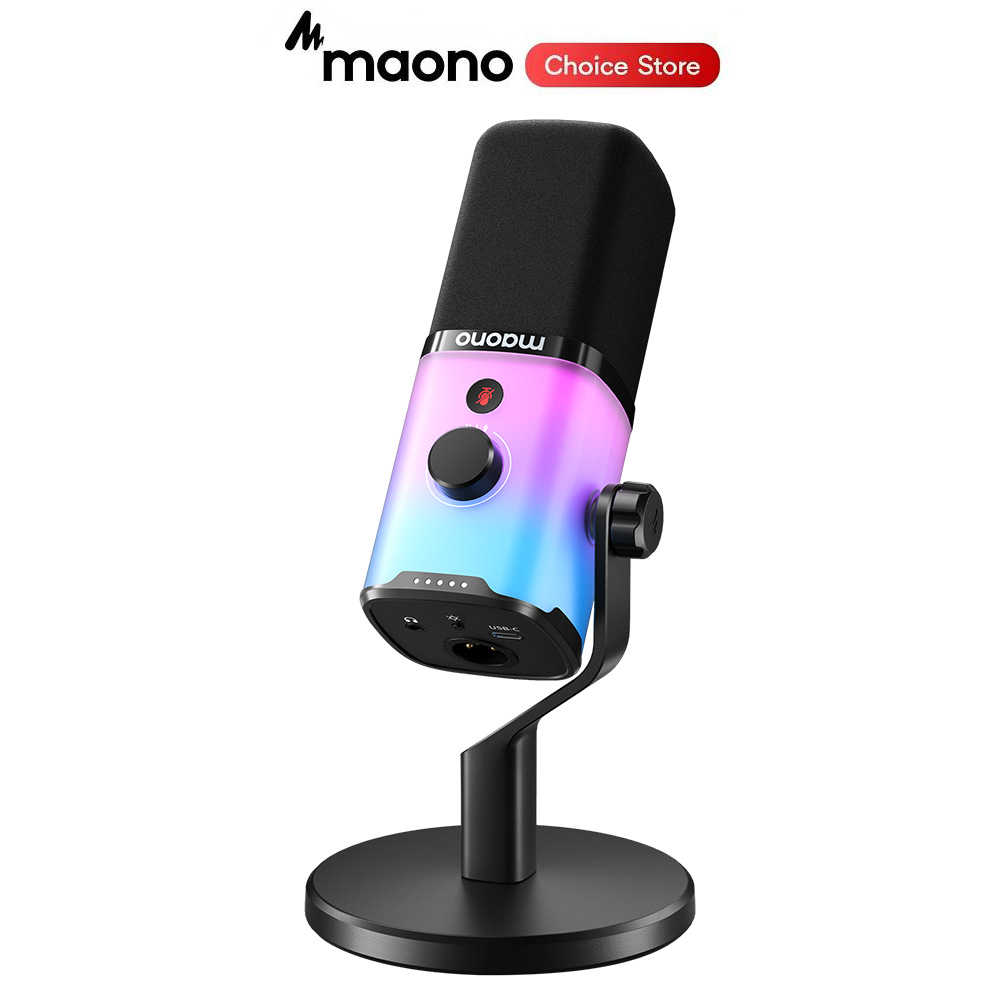 ไมโครโฟนเกมมิ่ง MAONO PD100X R - Gaming Headset With Mic Rgb บทวิจารณ์และราคา