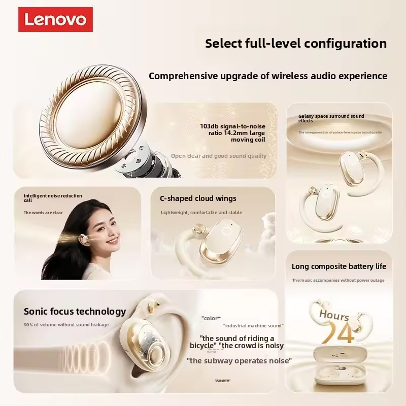 หูฟังบลูทูธไร้สาย Lenovo EA366 - Anc Wireless Over Ear Headphones บทวิจารณ์และราคา