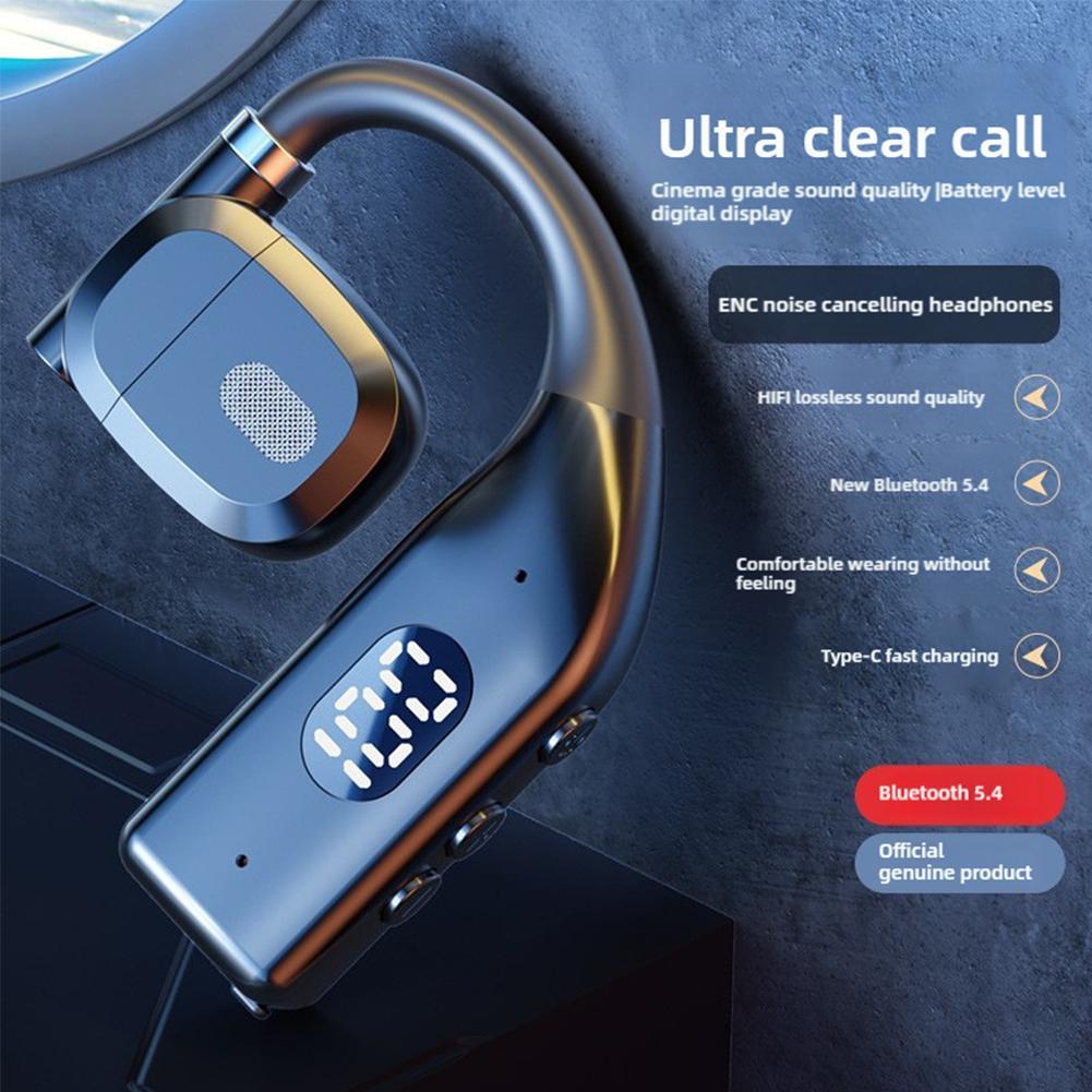 หูฟังบลูทูธแบบคล้องหูไร้สาย ลด - Bone Conduction Running Headphones บทวิจารณ์และราคา