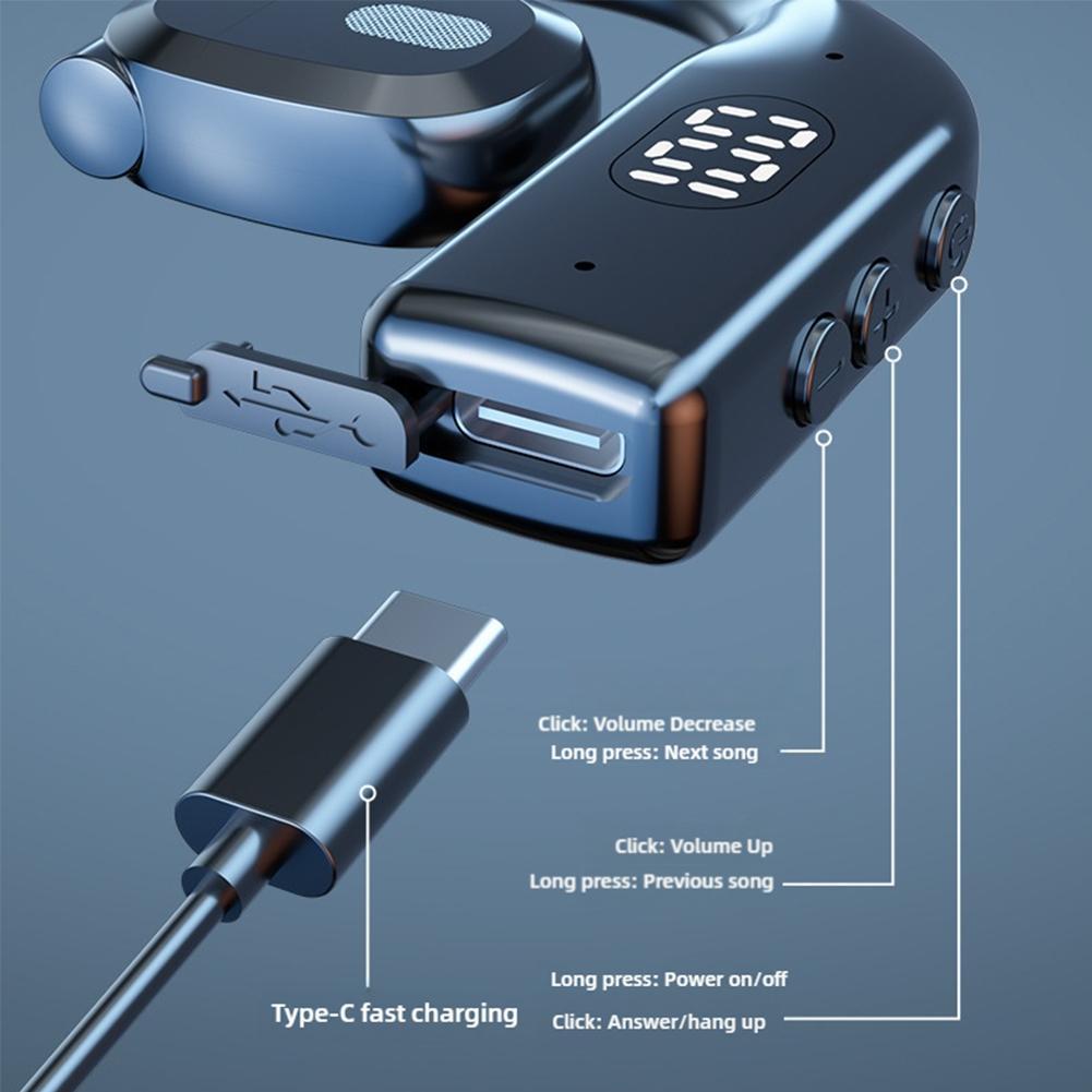 หูฟังบลูทูธแบบคล้องหูไร้สาย ลด - Bone Conduction Running Headphones บทวิจารณ์และราคา