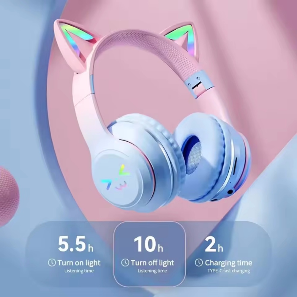 หูฟังไร้สายแบบไล่เฉดสี RGB หูฟ - Type C Wired Earphones With Mic บทวิจารณ์และราคา