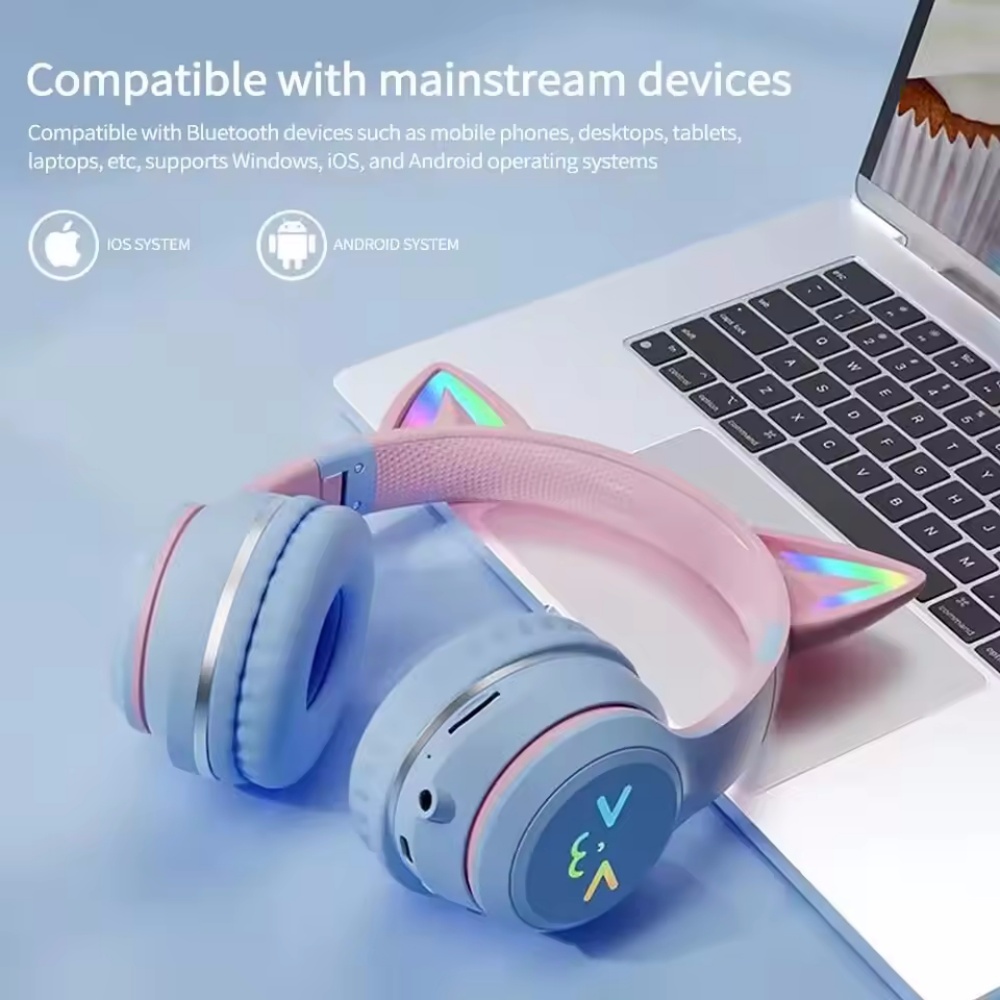 หูฟังไร้สายแบบไล่เฉดสี RGB หูฟ - Type C Wired Earphones With Mic บทวิจารณ์และราคา