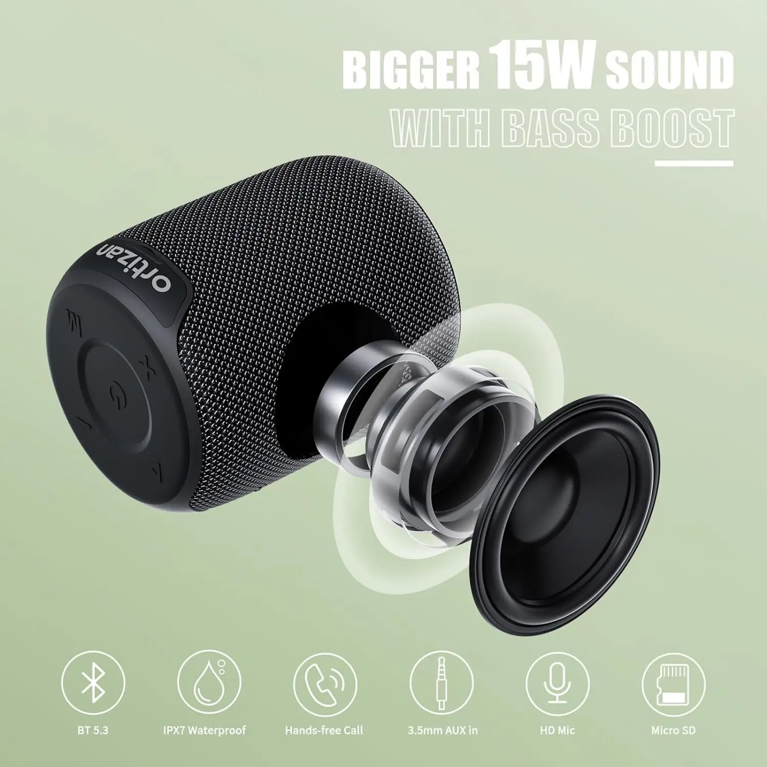ลำโพงบลูทูธ X2 ortizan ลำโพงบล - Portable Bluetooth Speaker Waterproof Ipx7 บทวิจารณ์และราคา
