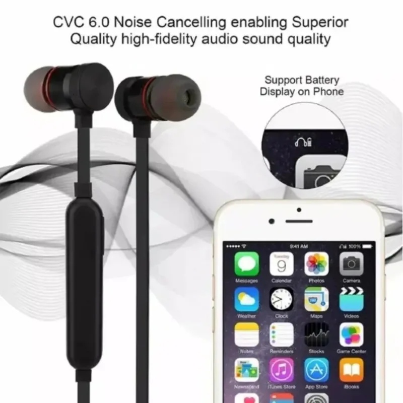 1/2/3/4 ชิ้น หูฟังบลูทูธแบบคล้ - Magnetic Neckband Sports Earphones บทวิจารณ์และราคา