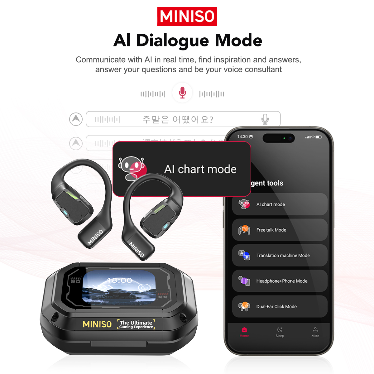 Translator หูฟัง MINISO M98 AI - Type C Wired Earphones With Mic บทวิจารณ์และราคา