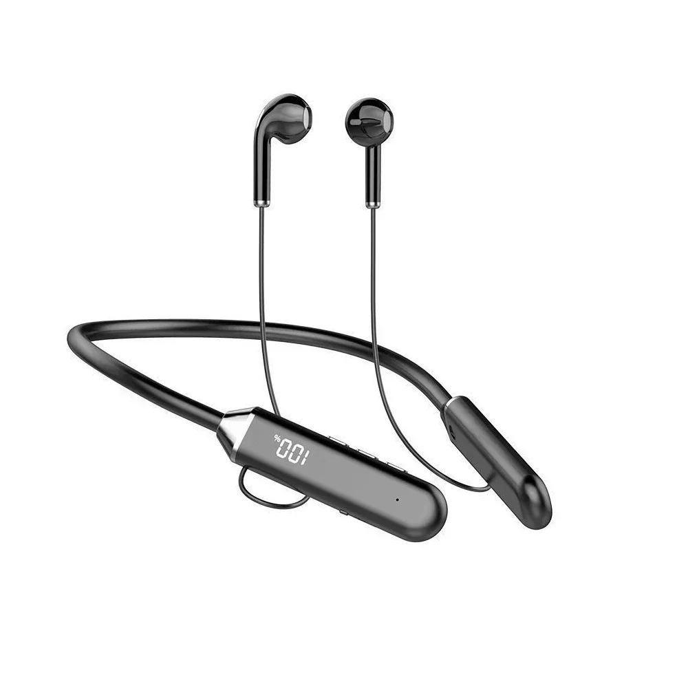 หูฟังไร้สายบลูทูธ 5.0 หูฟังแบบ - Magnetic Neckband Sports Earphones บทวิจารณ์และราคา
