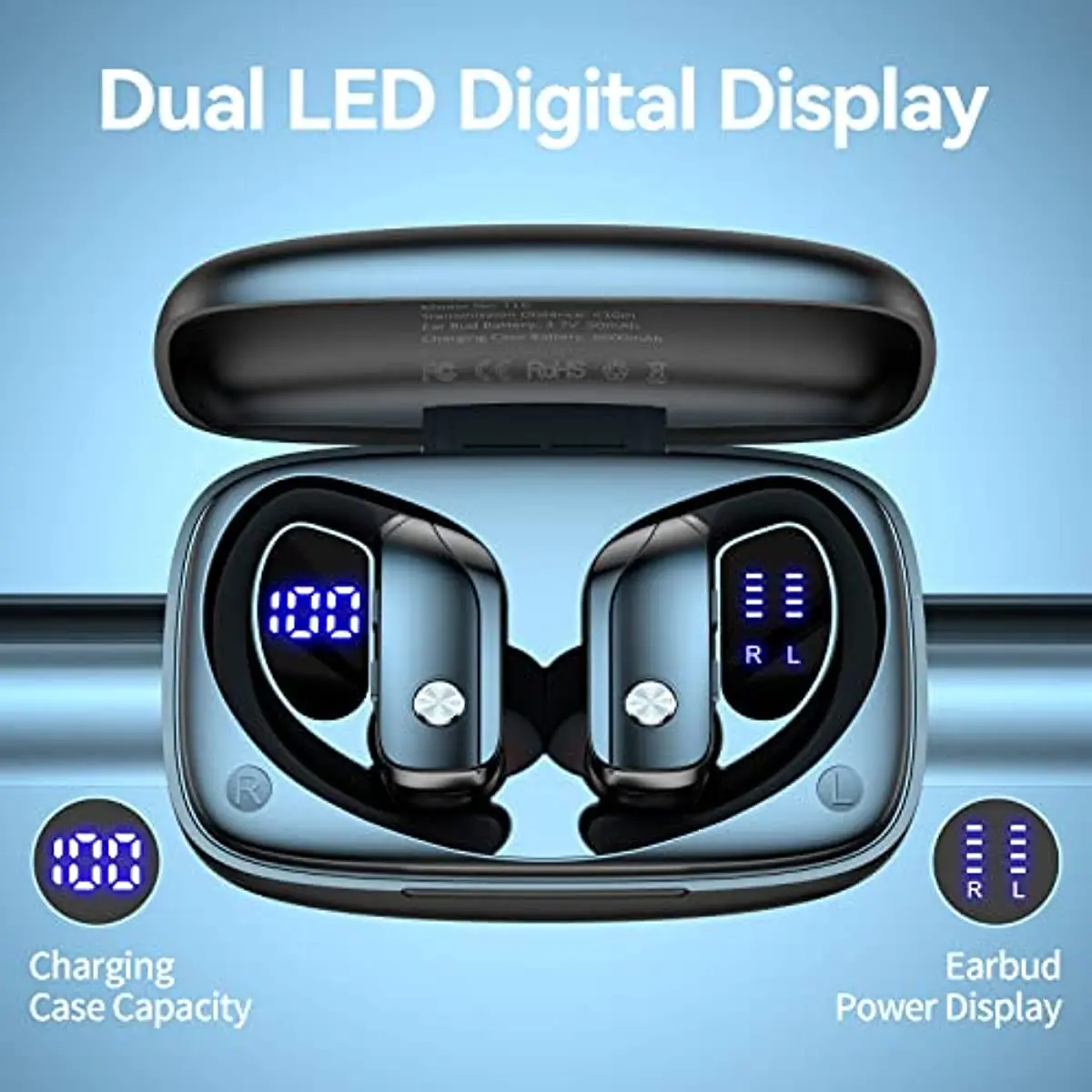 หูฟังไร้สายหูฟังบลูทูธ 48hrs P - Anc Wireless Over Ear Headphones บทวิจารณ์และราคา