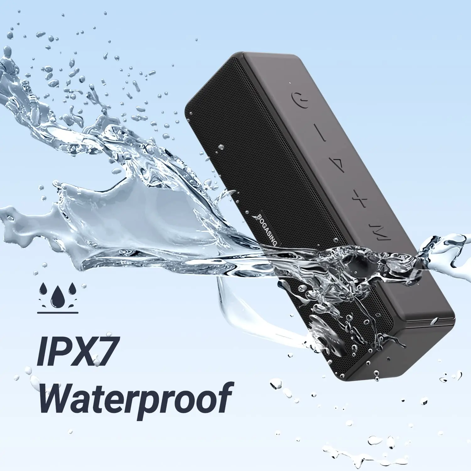 BOGASING M8 ลำโพงบลูทูธไร้สาย  - Portable Bluetooth Speaker Waterproof Ipx7 บทวิจารณ์และราคา