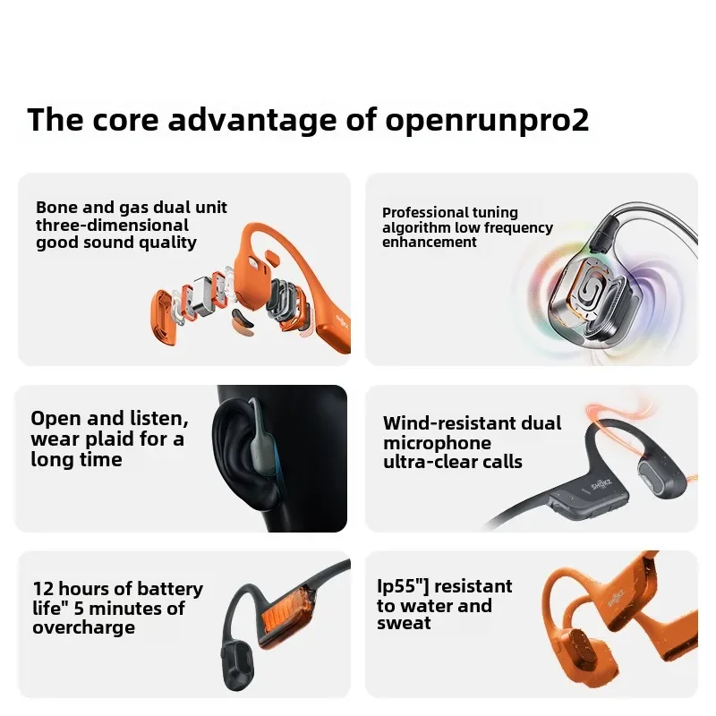 SHOKZ หูฟัง OpenRun Pro 2 S820 - Bone Conduction Running Headphones บทวิจารณ์และราคา