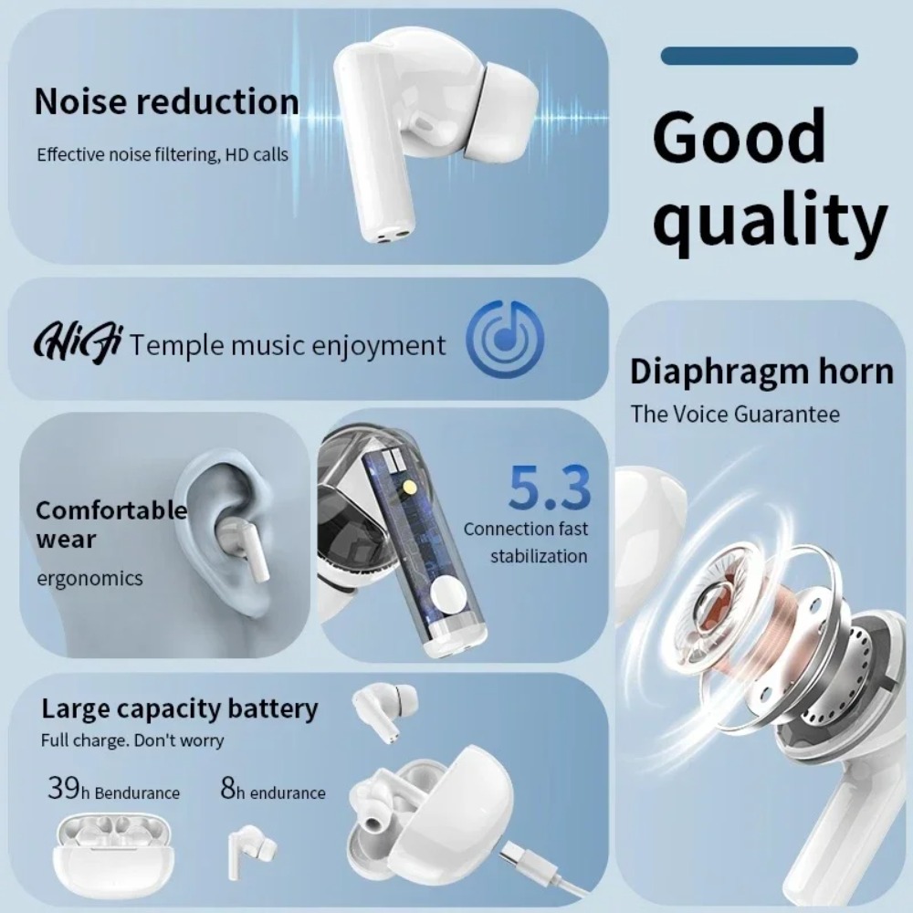 หูฟังบลูทูธไร้สายรุ่นใหม่ TWS  - Tws Earbuds Bluetooth 5.3 บทวิจารณ์และราคา