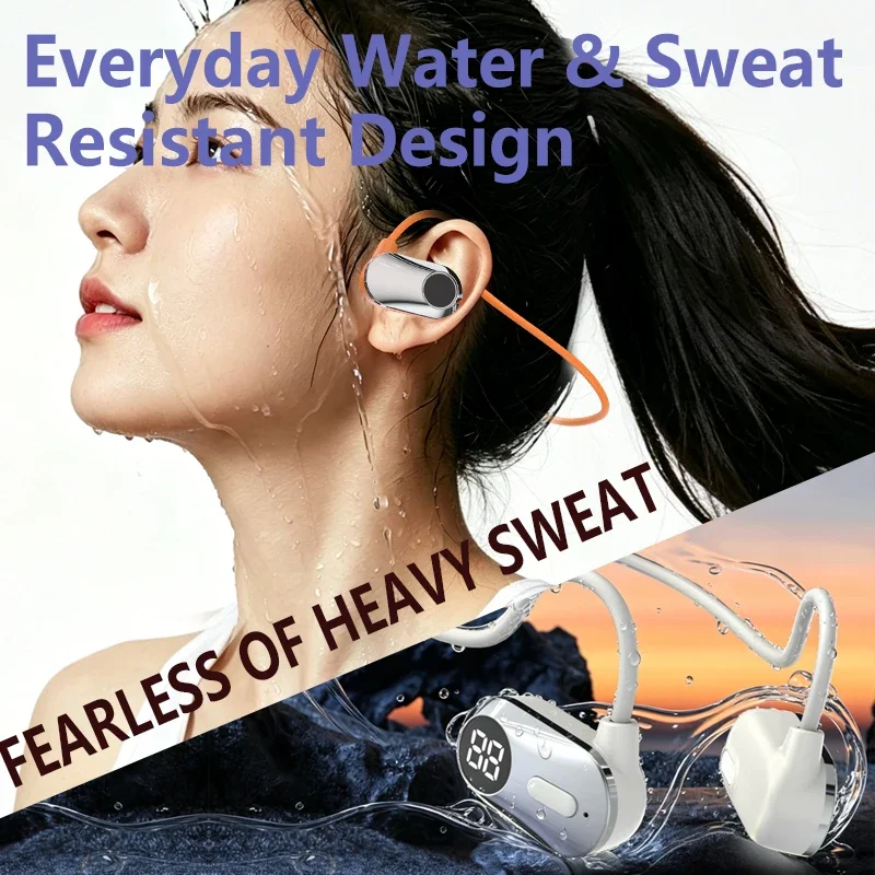หูฟังบลูทูธแบบไม่สอดหูสำหรับกี - Bone Conduction Running Headphones บทวิจารณ์และราคา