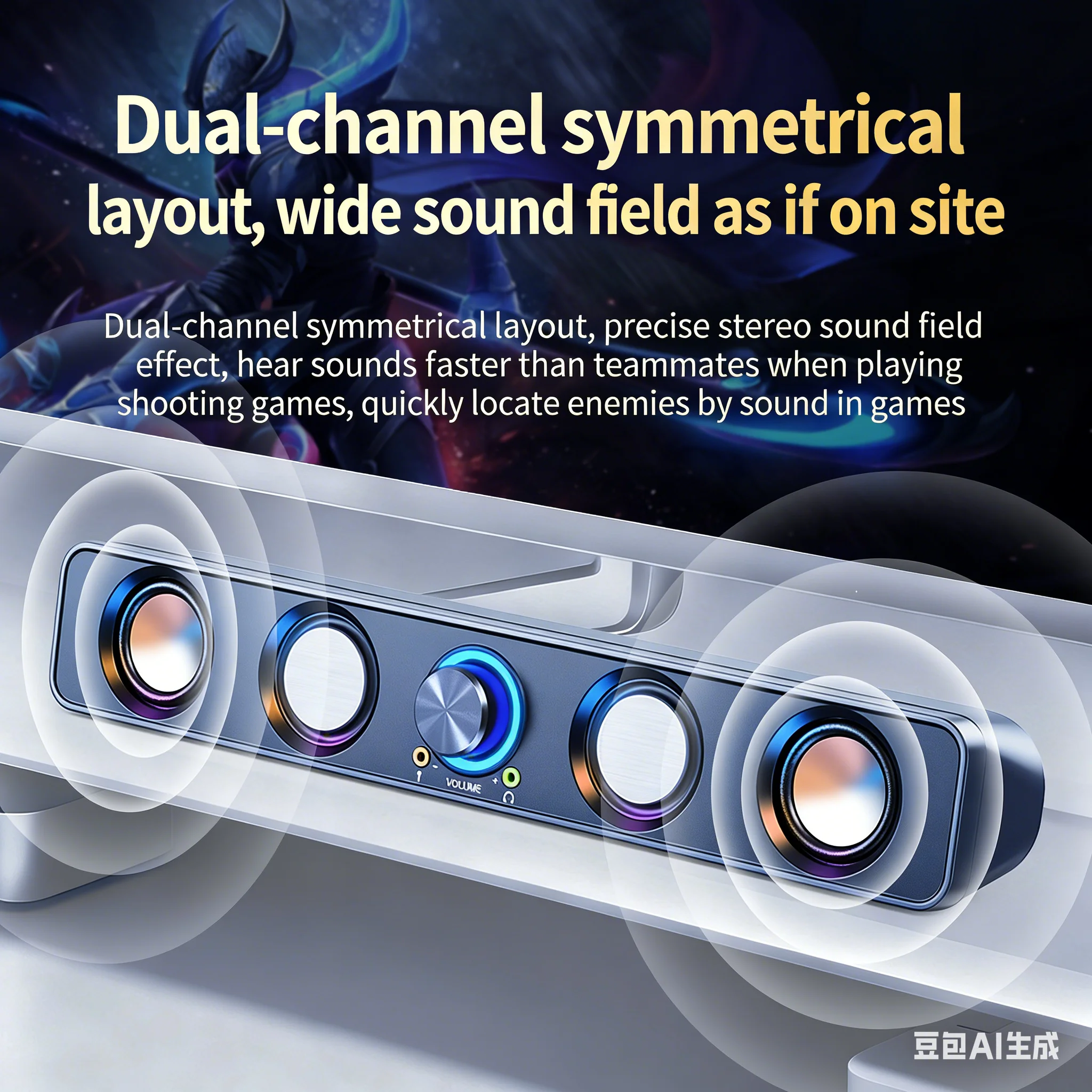 ระบบลำโพงโฮมเธียเตอร์ ซาวด์บาร - Rgb Computer Soundbar For Pc บทวิจารณ์และราคา