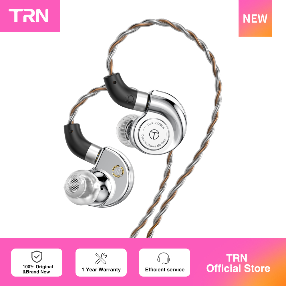 TRN Conch หูฟัง Lucky Bag ไดอะ - Planar Magnetic Iem Earphones บทวิจารณ์และราคา
