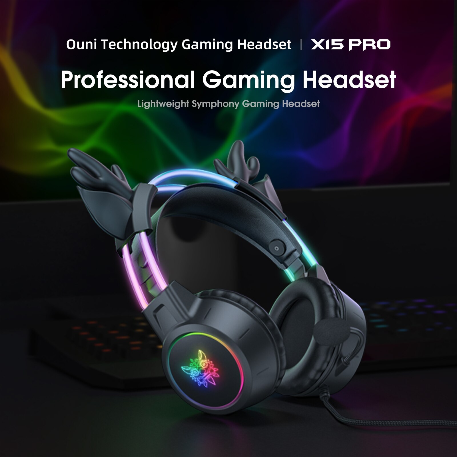 หูฟังเล่นเกม onikuma สำหรับ202 - Gaming Headset With Mic Rgb บทวิจารณ์และราคา
