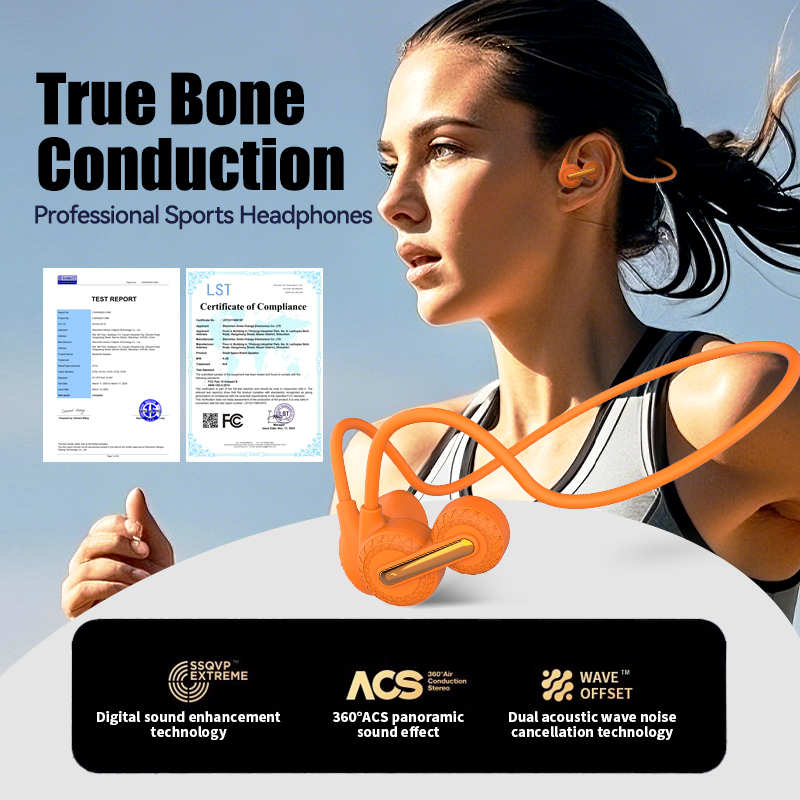 หูฟังบลูทูธแบบส่งสัญญาณผ่านกระ - Bone Conduction Running Headphones บทวิจารณ์และราคา