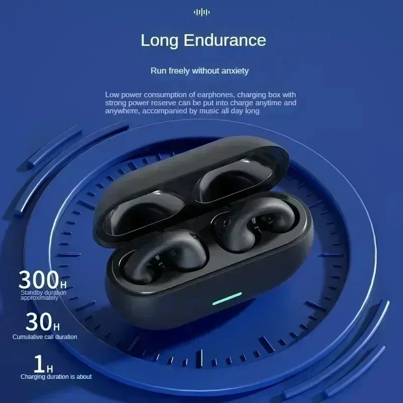 หูฟังบลูทูธ TWS 5.3 ไร้สาย แบบ - Open Ear Air Conduction Headphones บทวิจารณ์และราคา