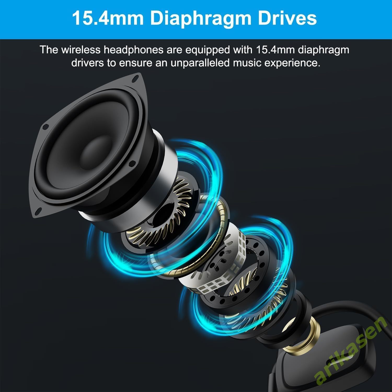 ชุดหูฟังบลูทูธพร้อมไมโครโฟนบูม - Open Ear Air Conduction Headphones บทวิจารณ์และราคา