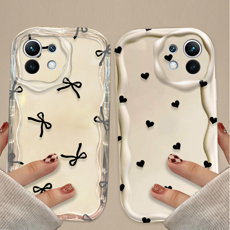 เคสลายโบว์สีดำรูปหัวใจสำหรับ X - Tablets บทวิจารณ์และราคา