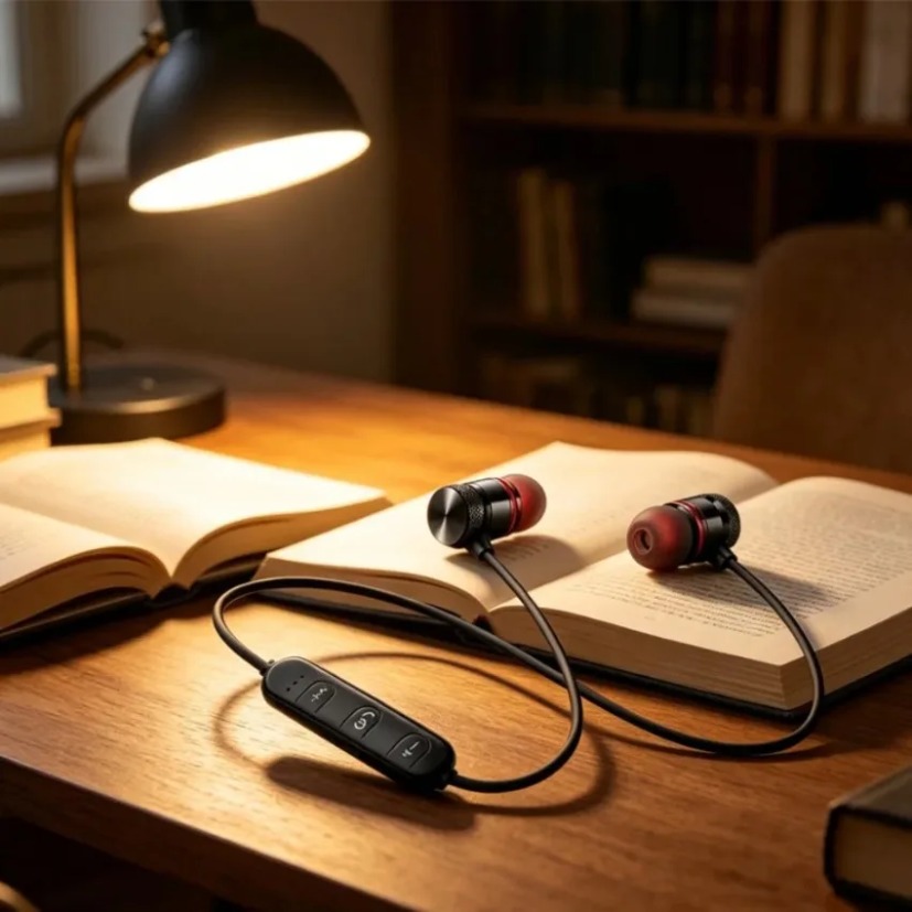 หูฟังบลูทูธแบบคล้องคอ แม่เหล็ก - Magnetic Neckband Sports Earphones บทวิจารณ์และราคา