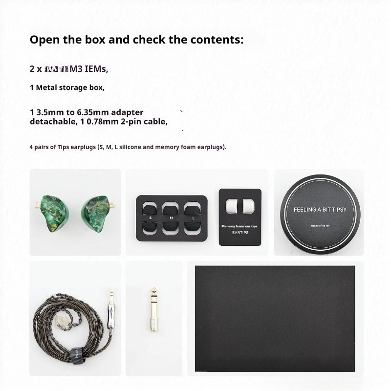 หูฟังมอนิเตอร์ M3 แบบมีสายในหู - In Ear Monitors For Singers บทวิจารณ์และราคา
